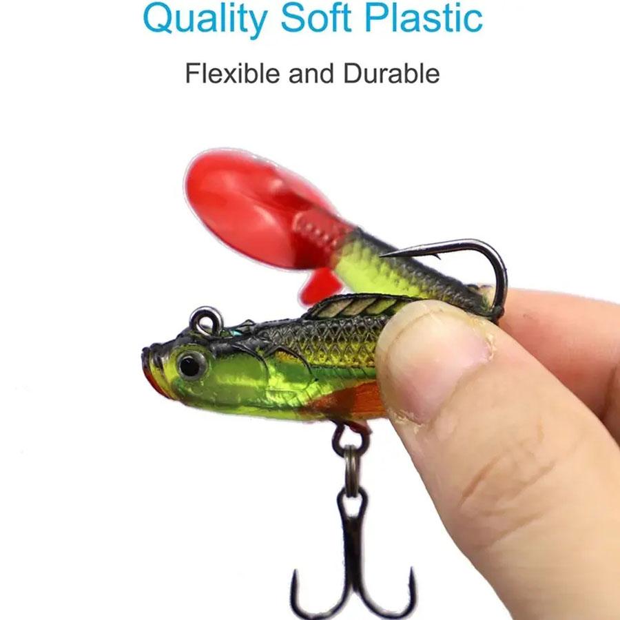 Artificial Baits Fishing Tackle Soft Silicone Bait For Sea Bass Spoon Pike Carp Fishing Lures Swimbait