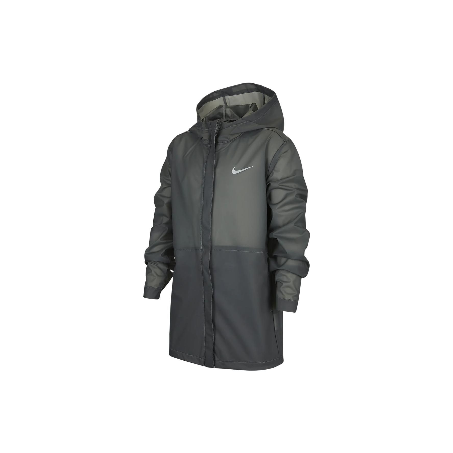 

Nike Logo Print Hooded Long Sleeve Jacket Kids jackets Gray CK1333-084 S