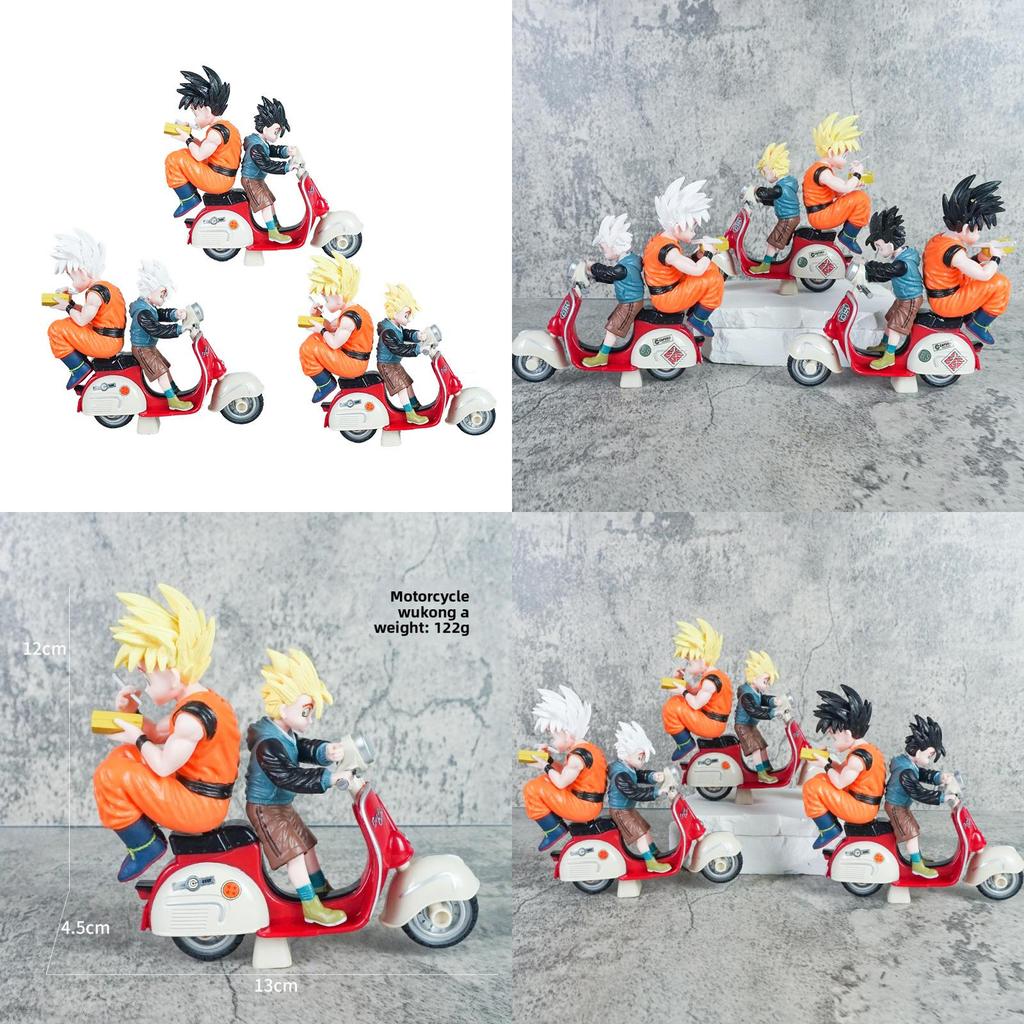 Dragon Ball Son Goku And Gohan Pvc Model Set With Collectible Design For Anime Enthusiasts