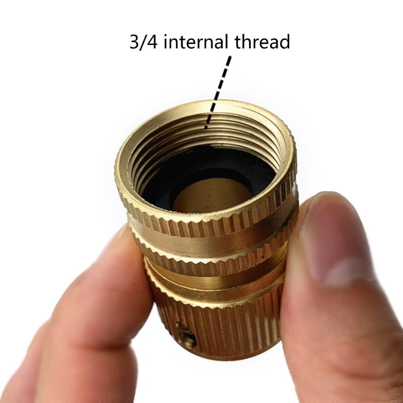Garden Hose Accessories 3/4inch Female Quick Connector Pressure Washer Connector Water Hose End Brass Connector Fitting