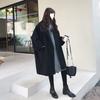 Spring and Autumn Korean Style Loose Coat Mid-length Student Versatile Cocoon-shaped Coat for Women