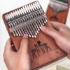 Mini Thumb Piano, Kalimba 17 Keys Thumb Piano Solid Wood Kalimba Mini Finger Piano Music Gifts for Kids Adults Beginners
