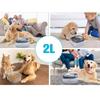 Puppy Water Dispenser Water Bowls Non-Slip Dog Dish Pet Drinking Bowls for Small Medium Dogs Floating Disc