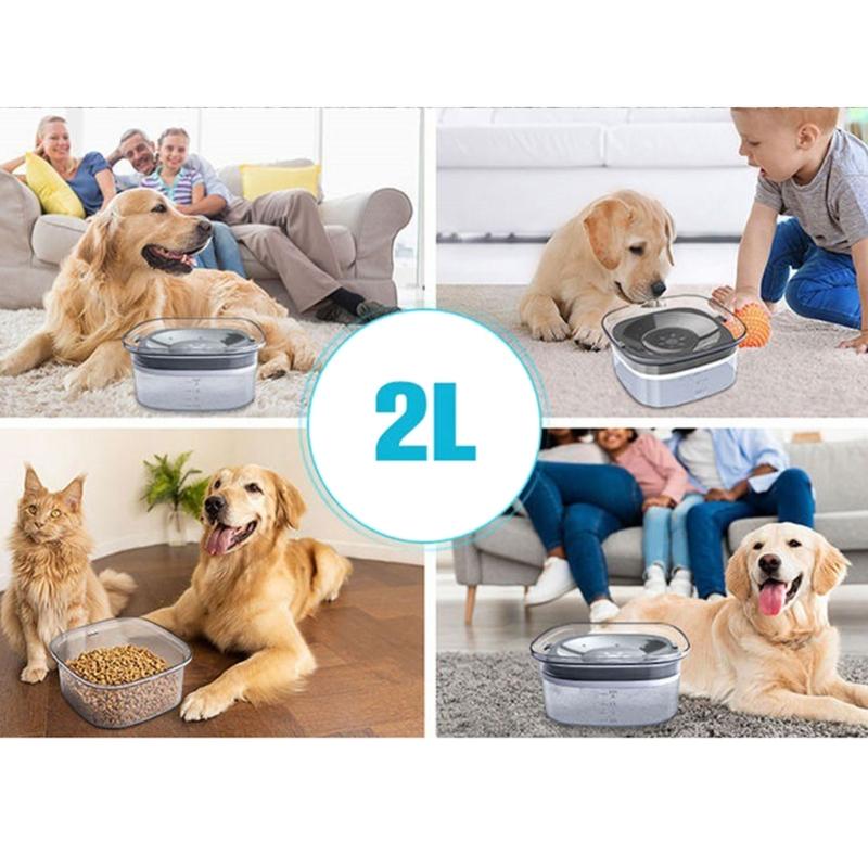 Puppy Water Dispenser Water Bowls Non-Slip Dog Dish Pet Drinking Bowls for Small Medium Dogs Floating Disc