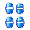 Lijk1 4Pcs Metal Car Door Lock Cover Protective Buckle Cover Sticker Tire Valve For VW GTI Polo Golf MK6 Passat Tiguan Arteon Jetta CC