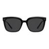Gentle Monster Square Sunglasses With Inner Letter Logo Unisex Sunglasses Black DEAR-01