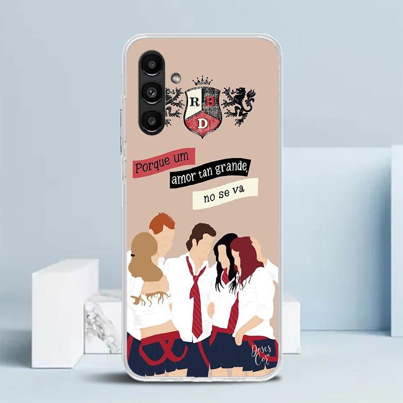 

F-Fashion RBD R-Rebelde Cover for Samsung Galaxy A17 A37 A57 A16 A26 A36 A56 A15 A14 A55 Phone Case A13 A53 A25 A35 A24 A34 A23 Samsung A55