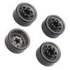4Pcs Beadlock Wheels 1in       for   ATV RC Car Body Parts with Screws