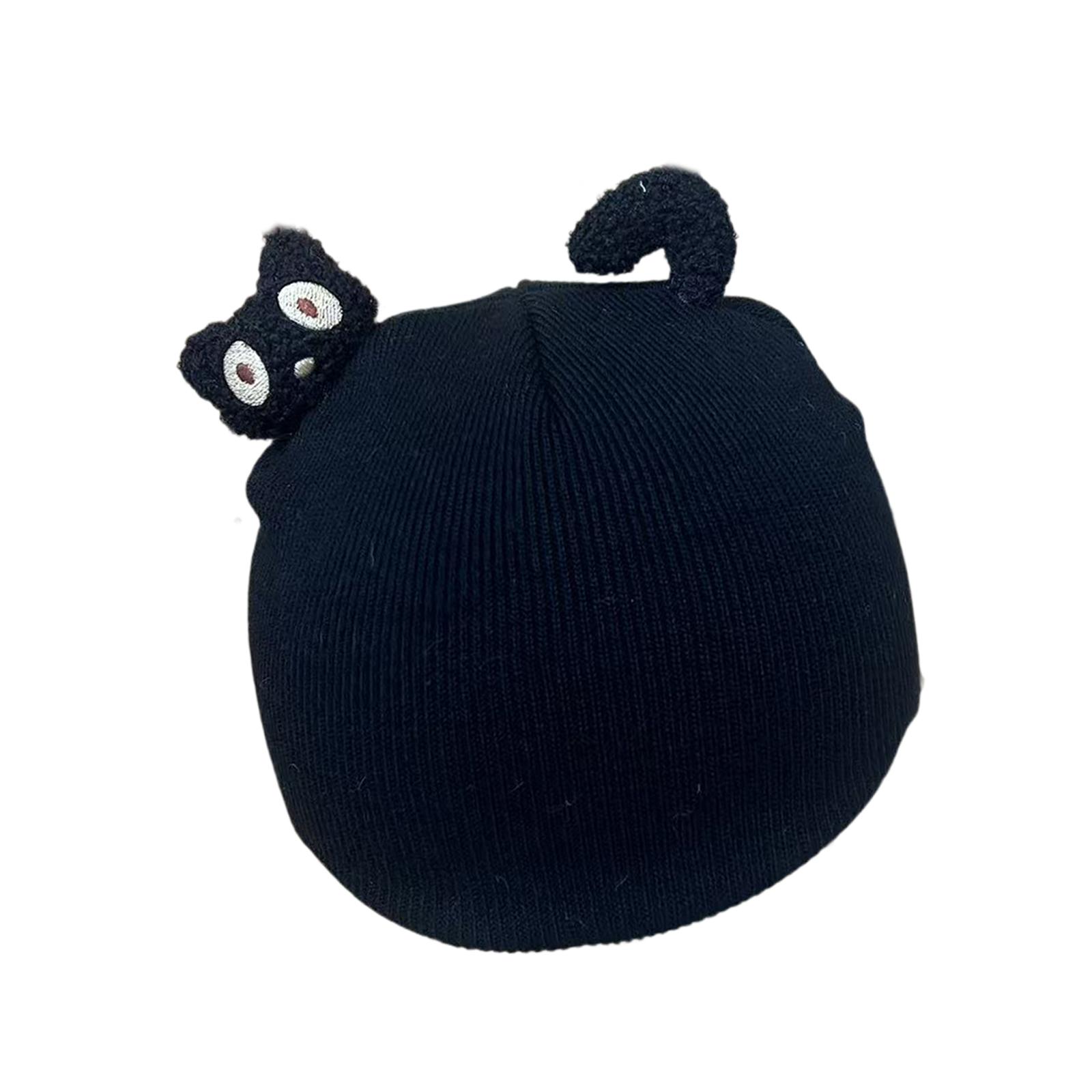 

Snow Ski Helmet Cover Beanie Soft Universal Cute Cartoon Funny Helmet Decor Gifts for Kids Adults чорний