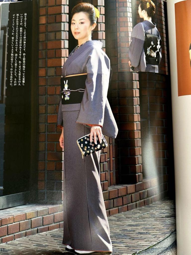 [USED] Ginza's Chic: A Collection of Nozaki's Beautiful Kimono Works, Signed by Hand