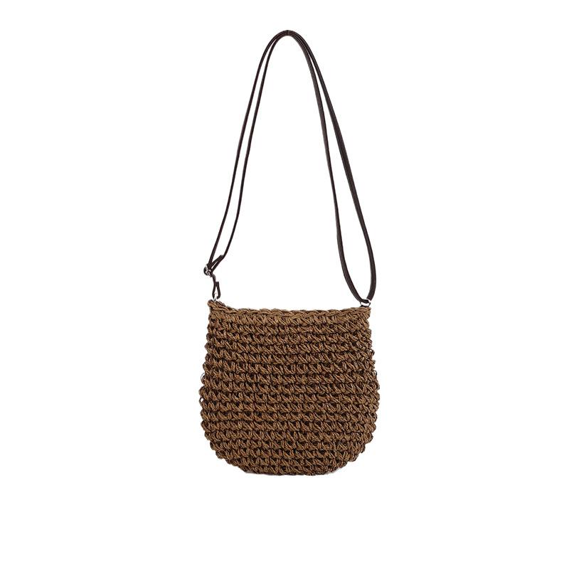 New Spring and Summer Casual Shoulder Bag Straw Woven Bag Woven Bag Handbag Beach Bag