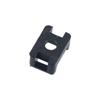Black 4.5mm Cable Tie Base Saddle Type Mount Wire Holder