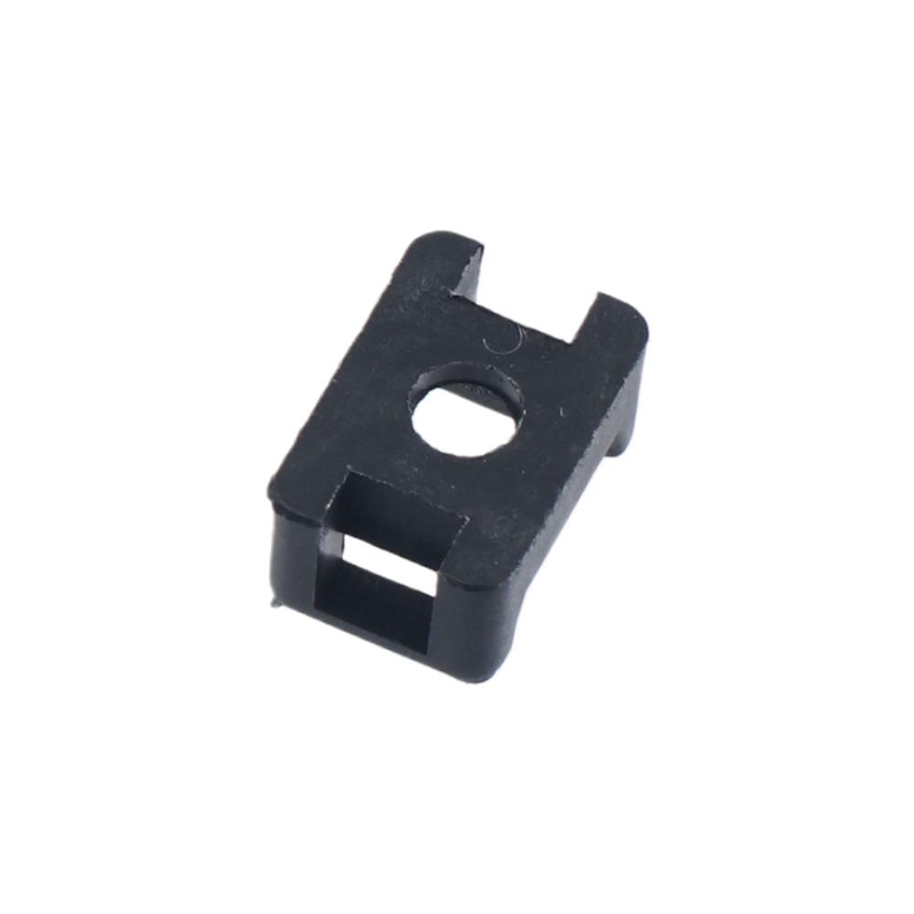 Black 4.5mm Cable Tie Base Saddle Type Mount Wire Holder