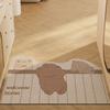 Creative Door Floor Mat Silk Ring Porch Foot Pad Can Be Cut, Dust And Mud Scraping Household Door Anti-Skid Mat
