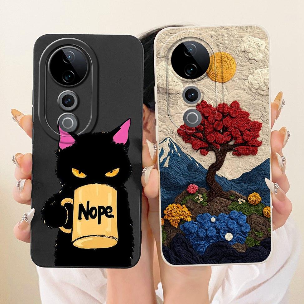 For Vivo S19 Pro Case V2362A Luxury Fashion Cool Kawaii Cute Painted Silicone Funda For Vivo S19Pro Casing