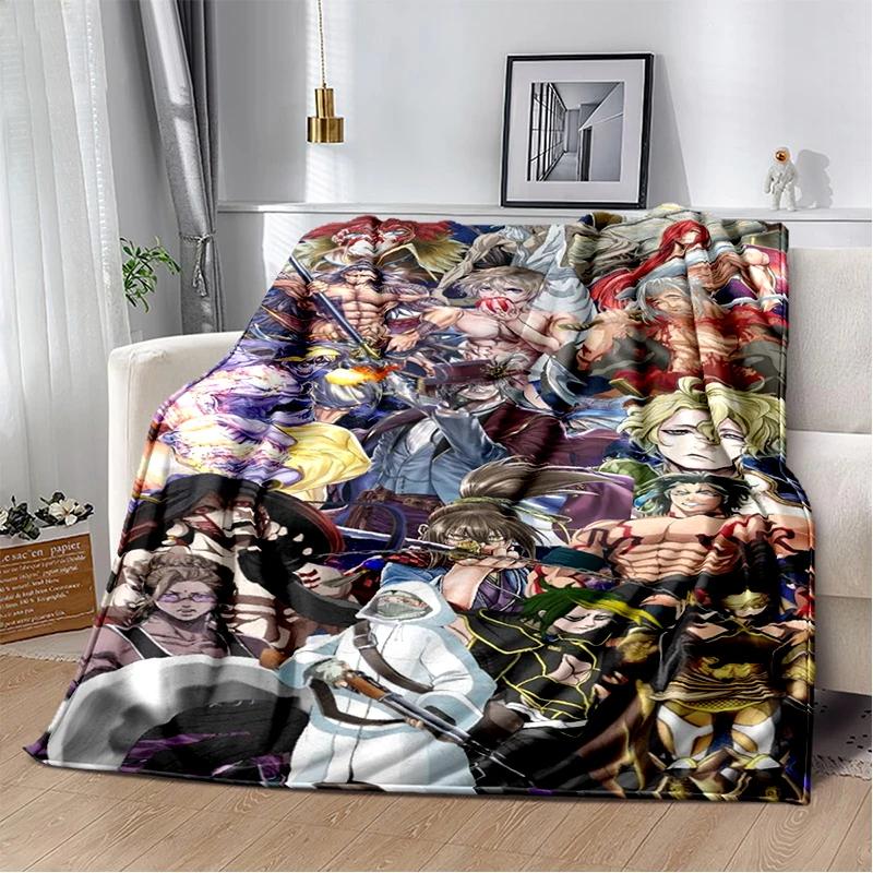2025 New Style Cartoon Record of Ragnarok Anime Blanket,Soft Throw Blanket for Home Bedroom Bed Sofa Travel Picnic Cover Kids