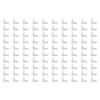 Plastic Window Screen Repair Set 5/16X3/4Inch Window Screen Frame Corner Connector Plastic Right Angles Corner Bracket