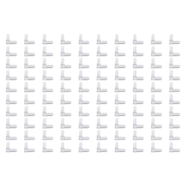 Plastic Window Screen Repair Set 5/16X3/4Inch Window Screen Frame Corner Connector Plastic Right Angles Corner Bracket