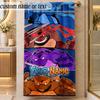 Beach TowelTeenage Mutant Ninja Turtles Custom Name Text Personalized Soft Towel for Beach Pool Indoor Home Decor Gift