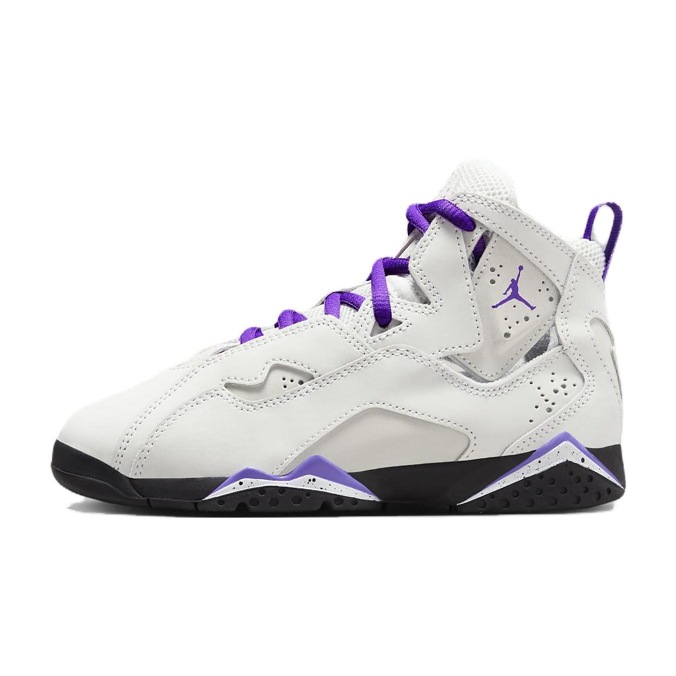Jordan True Flight Grey Purple Venom PS 343796-052 35