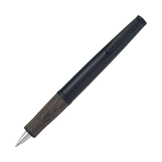 Pilot Ballpoint Pen Timeline PAST Dark Brown BTR-7SR-DBN - Unique Twist-Action Mechanism, Oil-Based Ink, 0.7mm, Wooden Grip, Nostalgic Design, Good