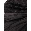 Specchio Rose Pleated Woven Long Skirt 441 244