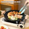 28-38cm Korean Style BBQ Grill Pan For Stove Top Large Camping Baking Frying Pan Cast Iron Multipurpose Griddle Kicthen Supplies