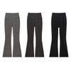 Pantalon Évasé Stretch Taille Haute pour Femme - Élégant, Confortable et Polyvalent pour l'Automne et l'Hiver