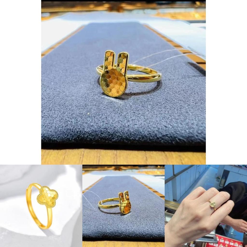 Exquisite Four Leaf Clover Ring For Women With Luxurious Dragon Scale Design