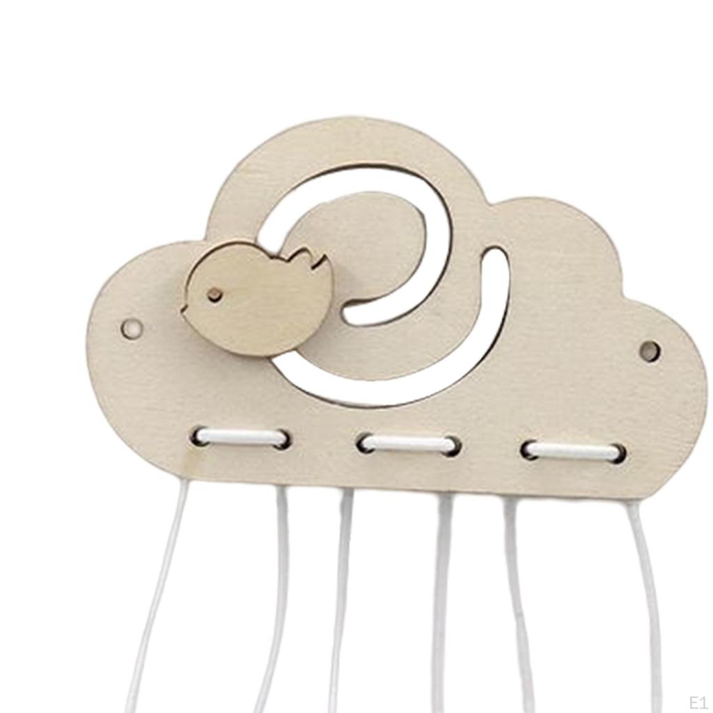 Busy Board Accessories Cloudy Pendant Early Educational Basic Skills Developmental Activities Wooden