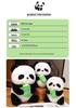 Cute Panda Milk Tea Plush Toy – Hugging Pillow & Souvenir