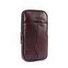 Herren Echtleder Slim Bauchtasche - Lässige Rindsleder Gürteltasche für Outdoor-Einsatz