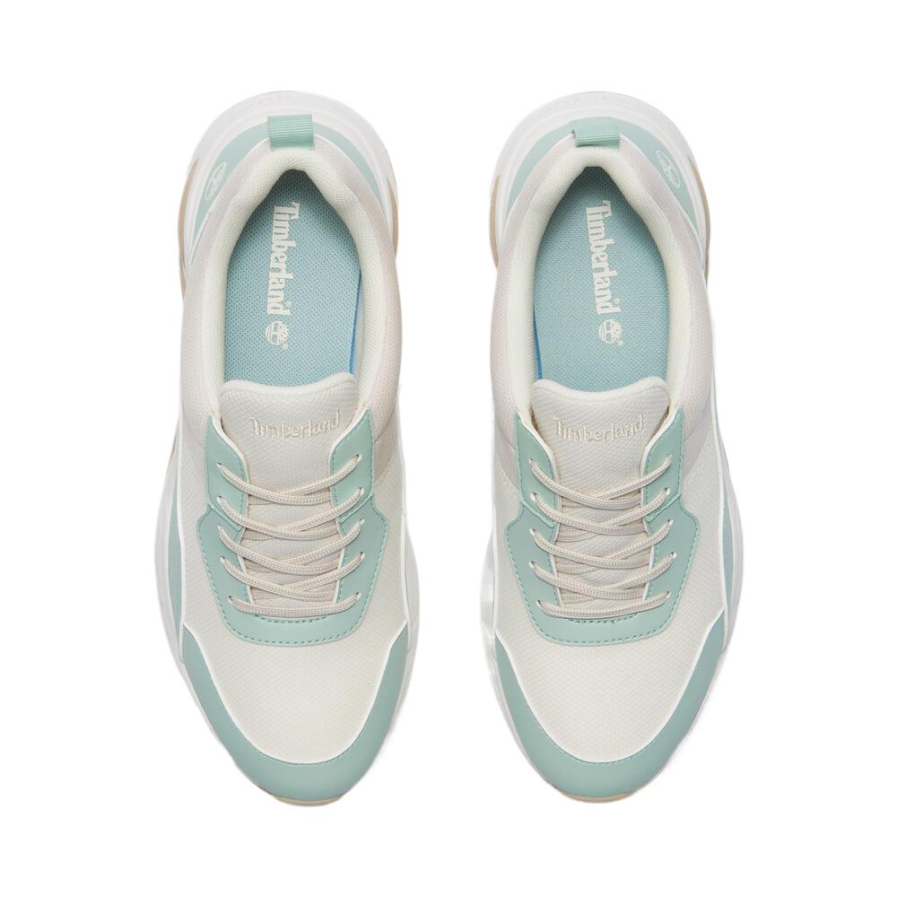 Timberland Delphiville Leather Fashion Trend Comfortable Versatile Low-Top Training Shoes Women sneaker Mint-Green TB0A4218EX0