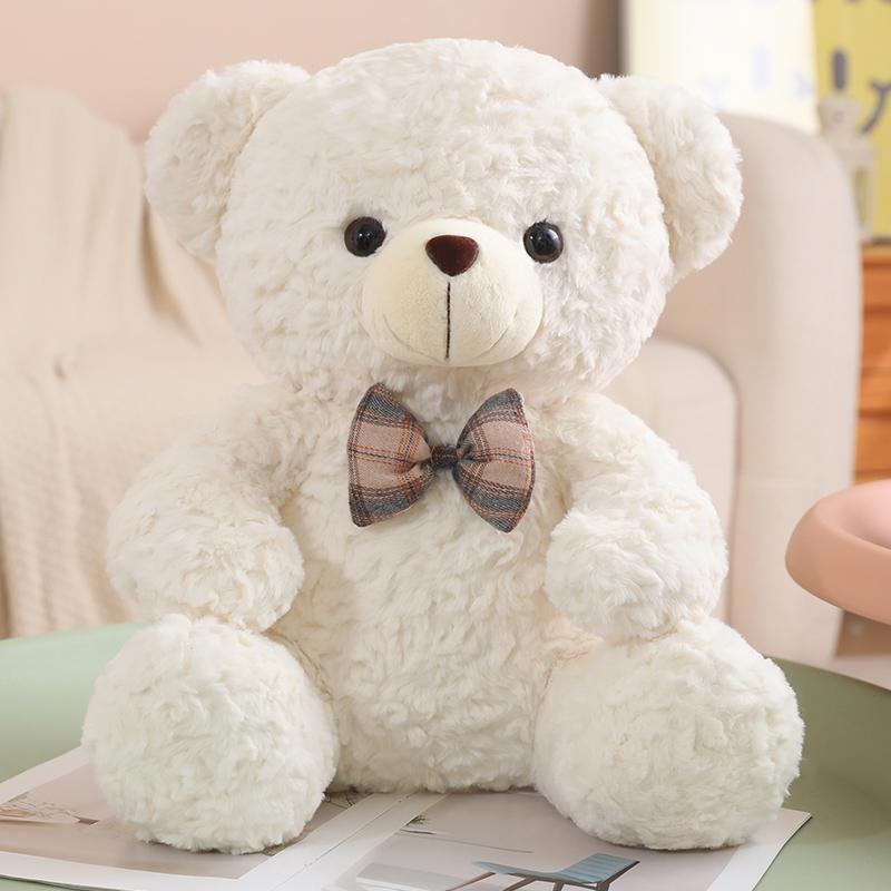 35/50/60CM Cute Sit Bear Plush Toys 5Colour Bear Plushie Pillow Stuffed Soft Dolls for Kids Girls Lover Gifts Room Decor