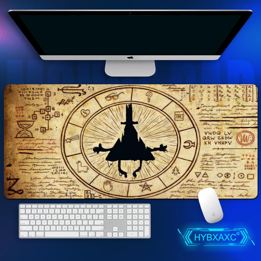 Mousepad 400x900MM Desk Protector Rubber Company Table Pads Carpet Desk Pad Bill Cipher Anime Mouse Pad Gravity Fall Mouse Pad