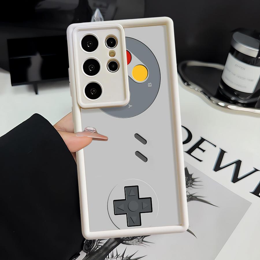 Retro Game Console Pattern Case for Samsung Galaxy S26 Ultra S25 S24 Plus S21 S24Ultra S23 FE S25 Edge S20FE S22 Phone Cover