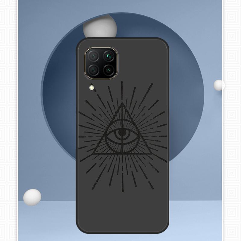 

Illuminati Eye Occult Pyramid For Huawei Nova Y91 Y60 Y70 Y72 Y90 Y61 12s 12i 11i 8i 10 9 SE P20 P40 Lite P30 P60 Pro Case Huawei P20 Lite