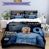 3pcs Haaland12 Design Cover Set - HD Printed Bedding with 1 Cover and 2 Pillowcases - Perfect for Home and Dorm Decor