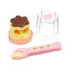 Mellchan Strawberry Pudding Toy Set Food Feeding Play House Prop Kids Gifts