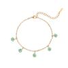 GEMCHIC Women's Colorful Flower Beaded Chain Bracelet Stainless Steel Fashion Jewelry