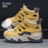Thick-soled high-top dad shoes New summer hollow mesh breathable casual small casual sandals