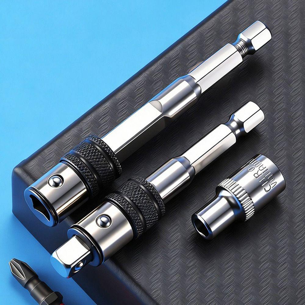Quick Connect Portable Extension Rod Self-Locking Fast Position Bit Holder Dual Use Stable Connect Quick Release Tool Matching