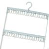 Clothes Drying Hanger with Clips ,Underwear Hanger, Windproof Laundry Rack, Sock Rack