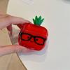 Applicable Apple AirPods 1 /1 generation cute sunglasses tomato earphone cover PRO1 personalized pendant case PRO1 cartoon