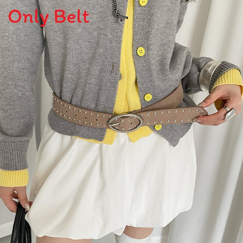 

Fashion Pu Leather Belt For Women With Metal Pin Buckle For Office And Casual Wear хаки