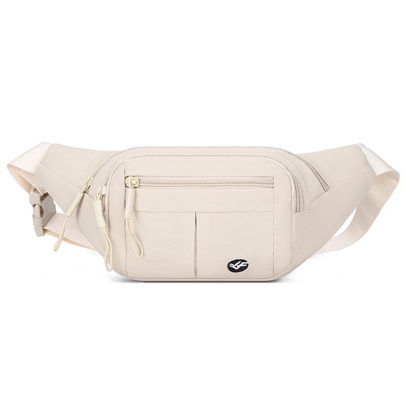 Унисекс поясная сумка-бананка мужская нагрудная сумка водонепроницаемая спортивная сумка для улицы кошелек поясная сумка сумка-бананка через плечо белый