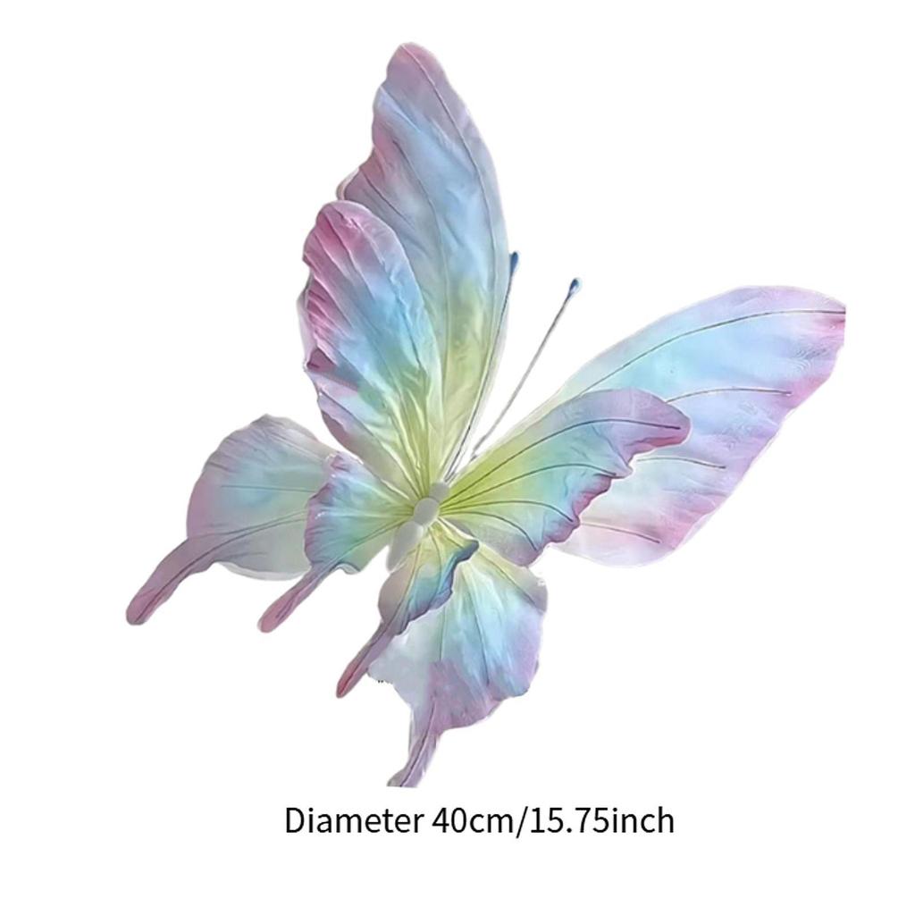 Giant Fake Butterfly Holiday Photography Prop Artificial Butterfly Decoration for Wedding Indoor Outdoor Birthday Party Crafts