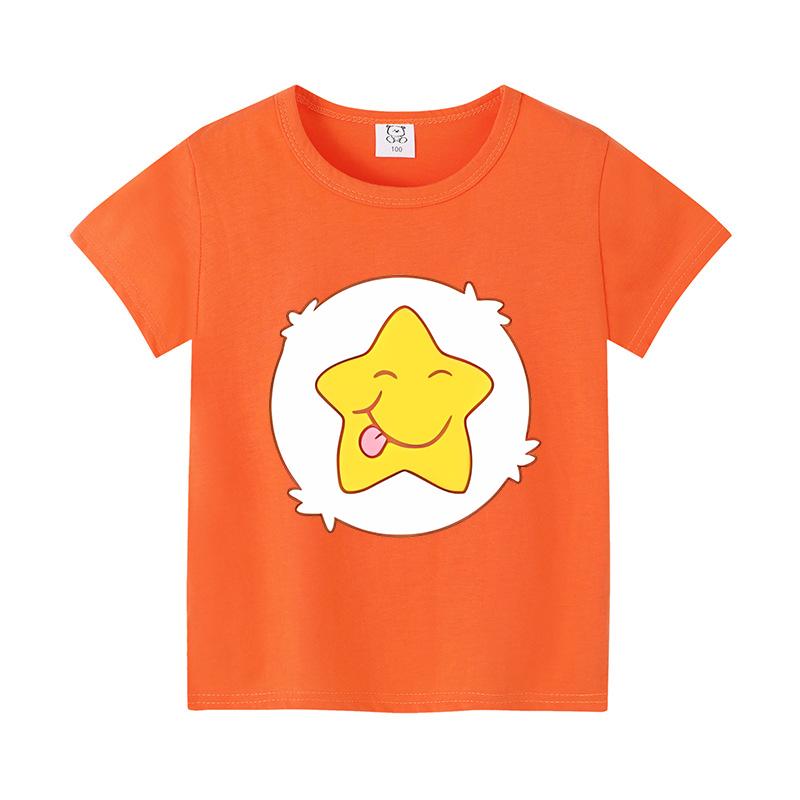 

Caring Bears Short Sleeve T-shirt Cartoon Figure Printed Tshirt Kids Summer Cosplay Tee Children Clothing Cute Pattern T-shirts 100