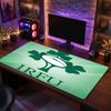 Irland Rugby Muster Mauspade Anti?Rutschfeste Gummi-Schreibtischunterlage Für Gaming Arbeiten Desktop-Dekoration