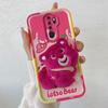 KEYSION Cute 3D Cartoon Plush Case for OPPO A9 2020 with Lanyard Soft Silicone Shockproof Phone Cover for OPPO A5 A9 2020